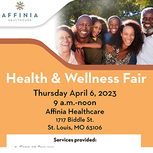 health and wellness fair 9 to noon april 6 at 1717 biddle