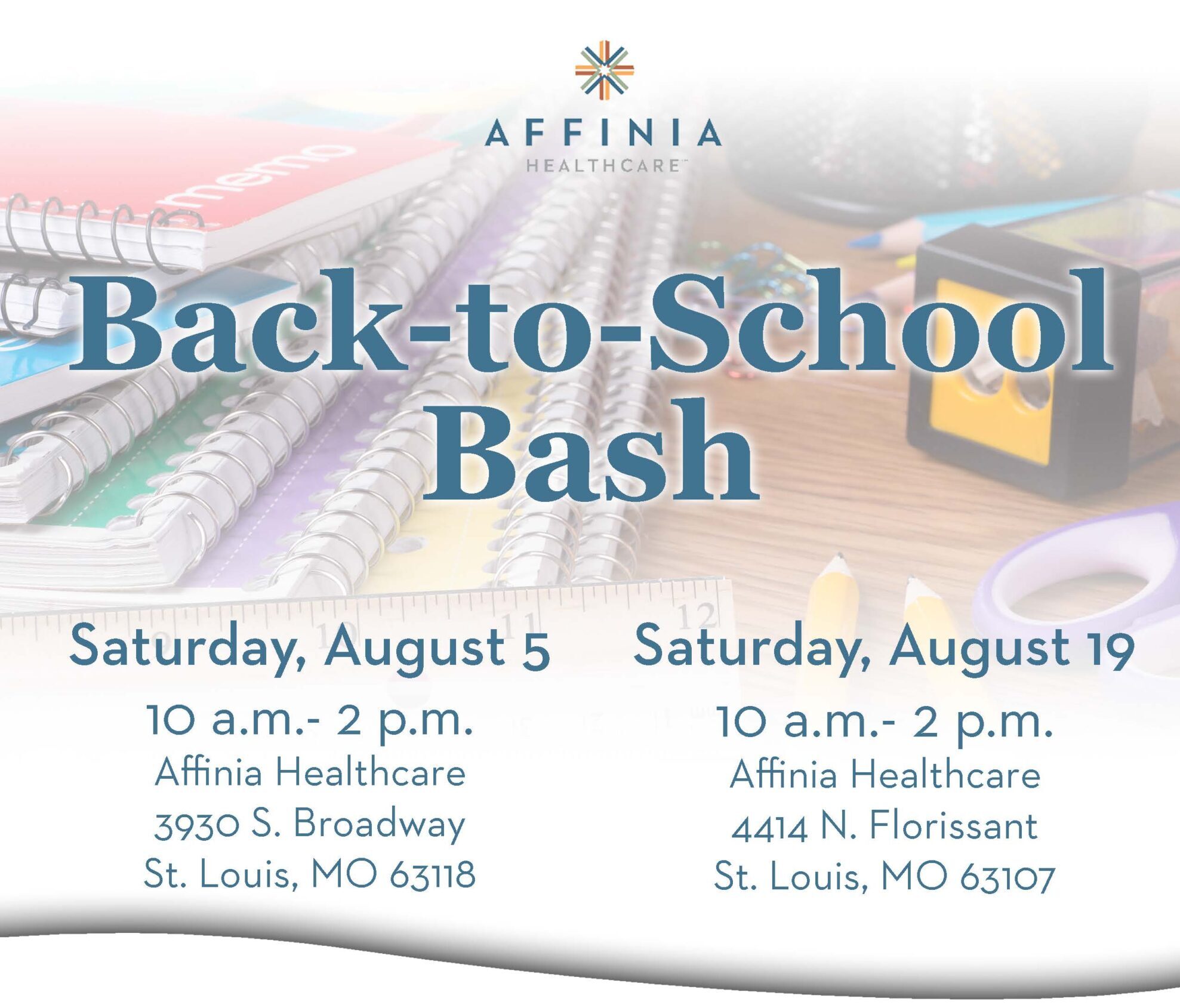 back to school bash aug 5 & 19