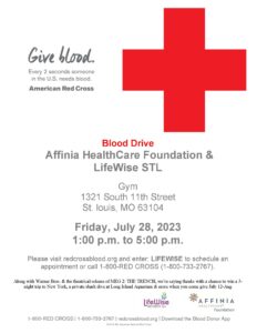 foundation blood drive july 28