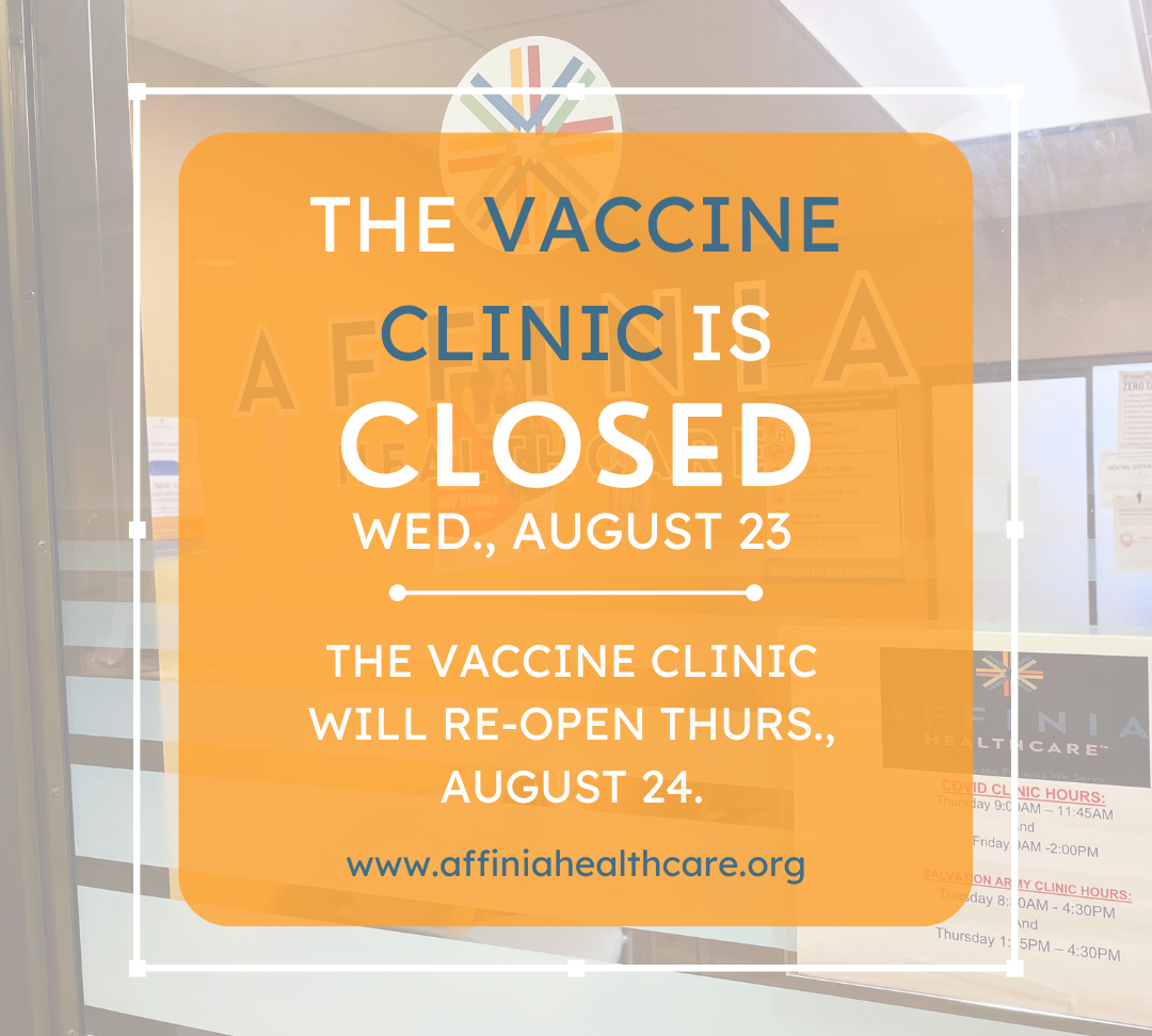 vaccine clinic closed aug 23