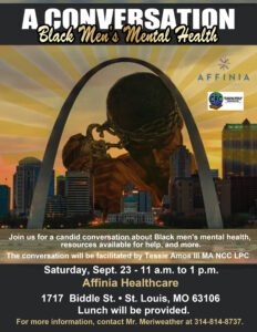 black men's mental health event sept 23