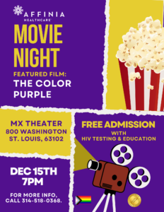 color purple hiv movie night