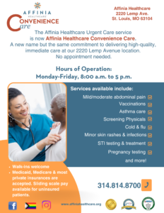 convenience care flyer 2024