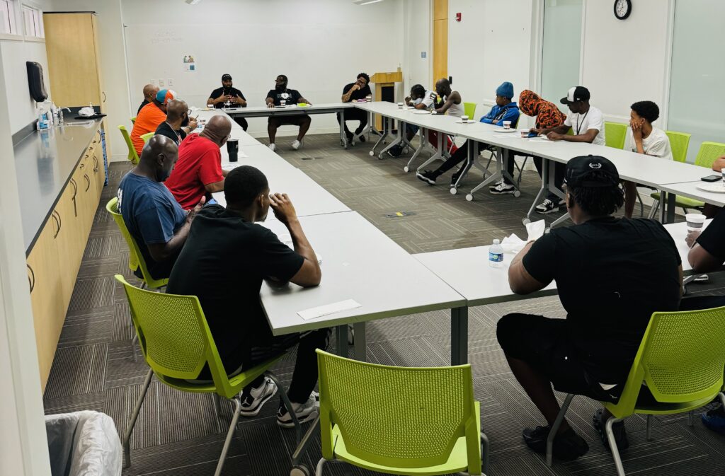 black men's mental health session