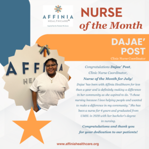 july nurse of the month