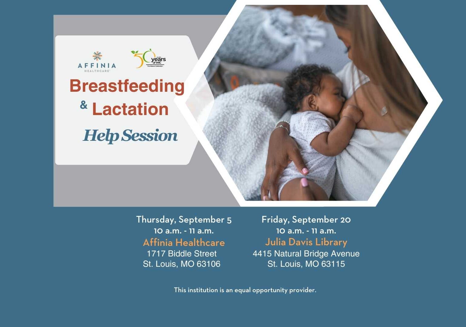 breastfeeding lactation help session