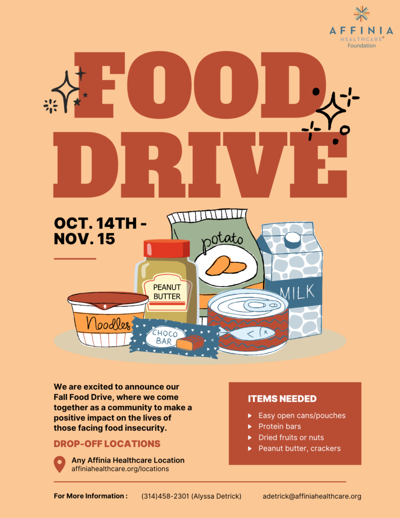 affinia healthcare foundation food drive