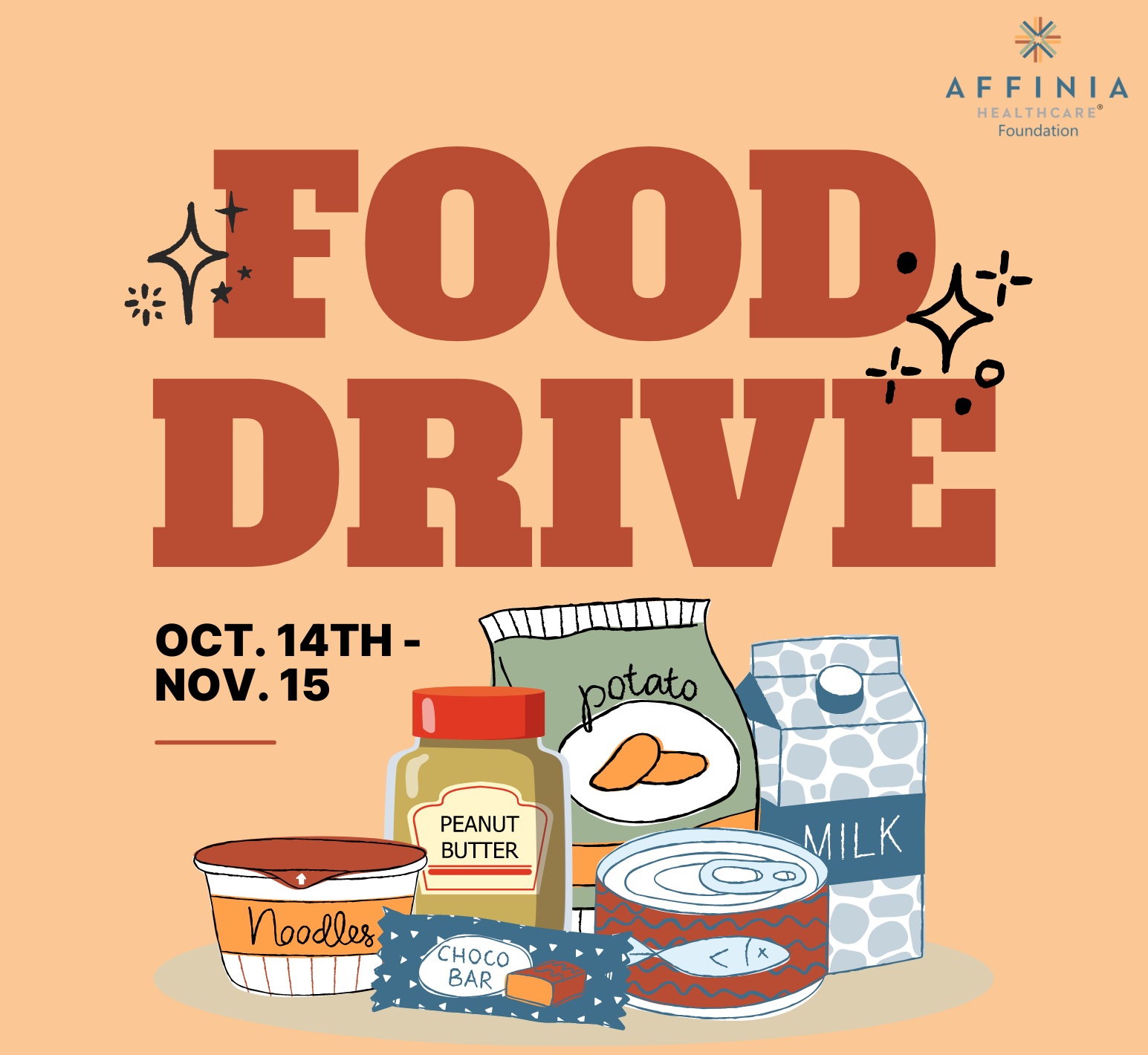 affinia healthcare foundation food drive