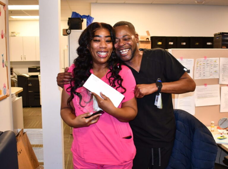 employee of the year latrice commons with brother deandre