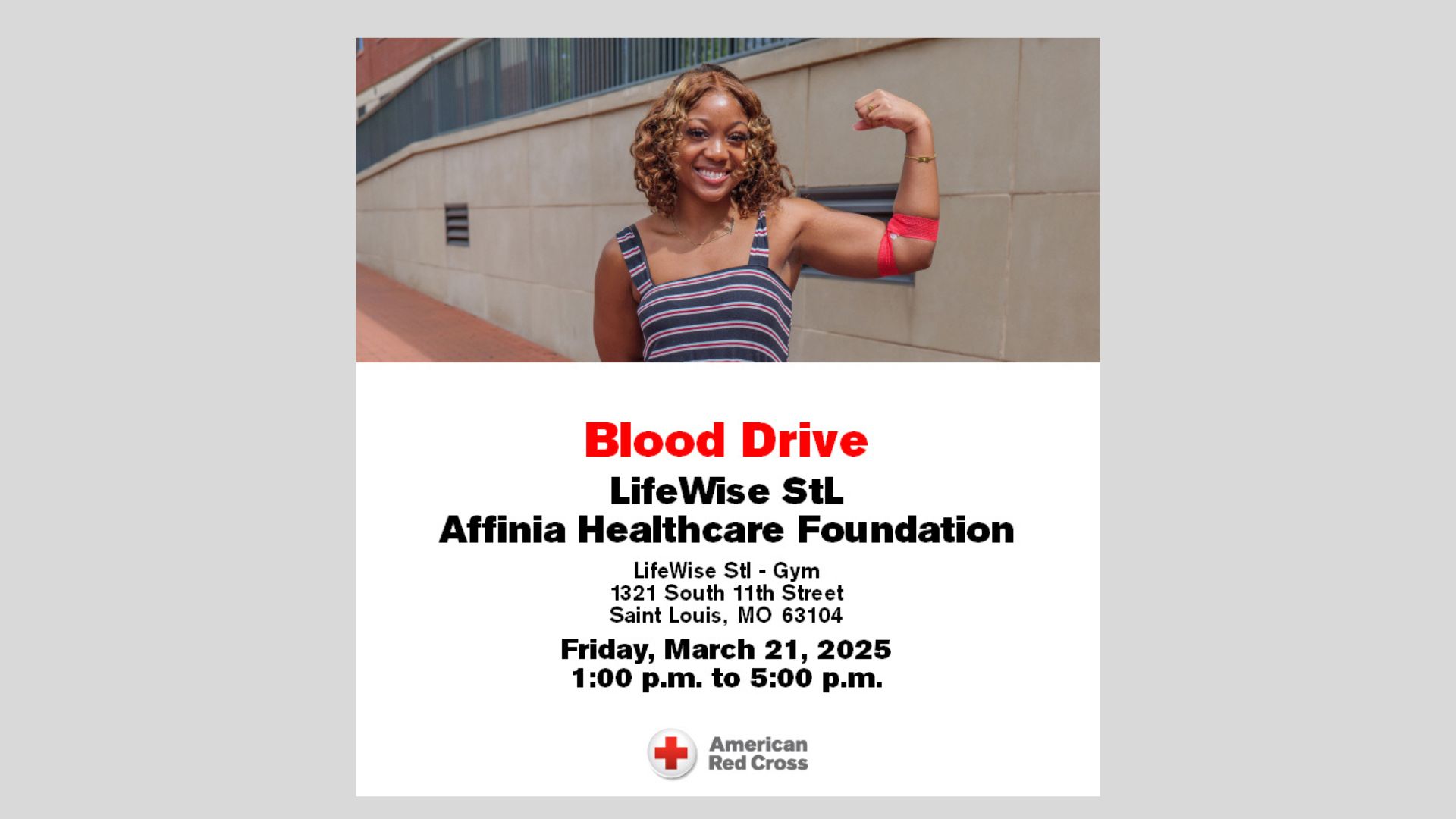 foundation blood drive march 21