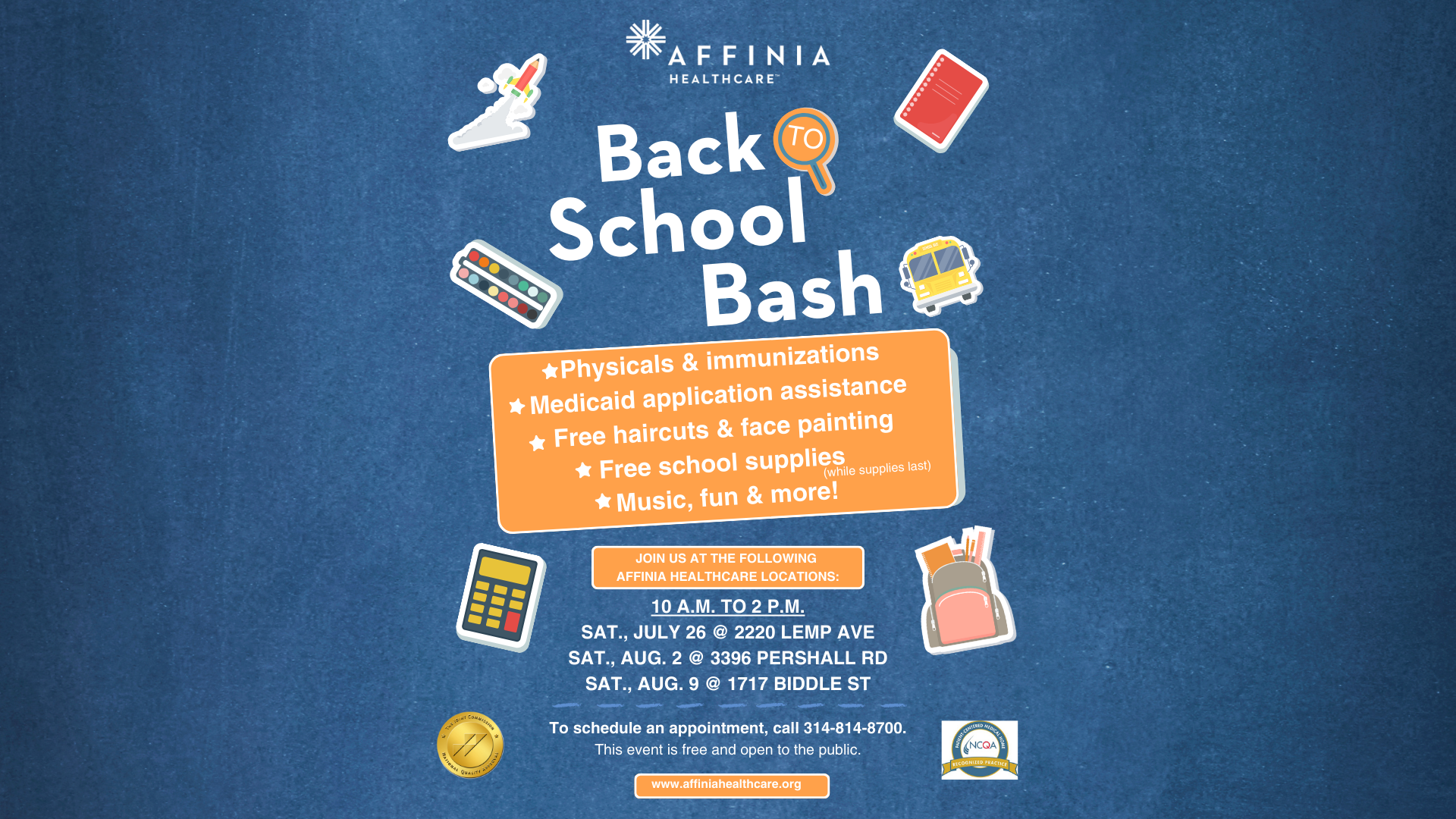back to school bash july 29 at Lemp
